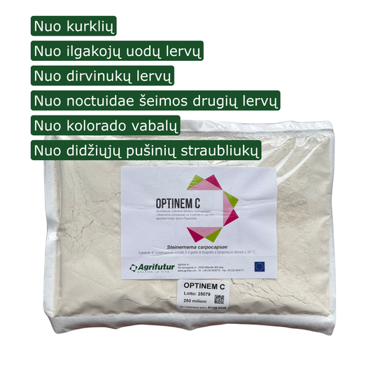Nematodai Optinem C 250mln. kurkliams (Steinernema carpocapsae)